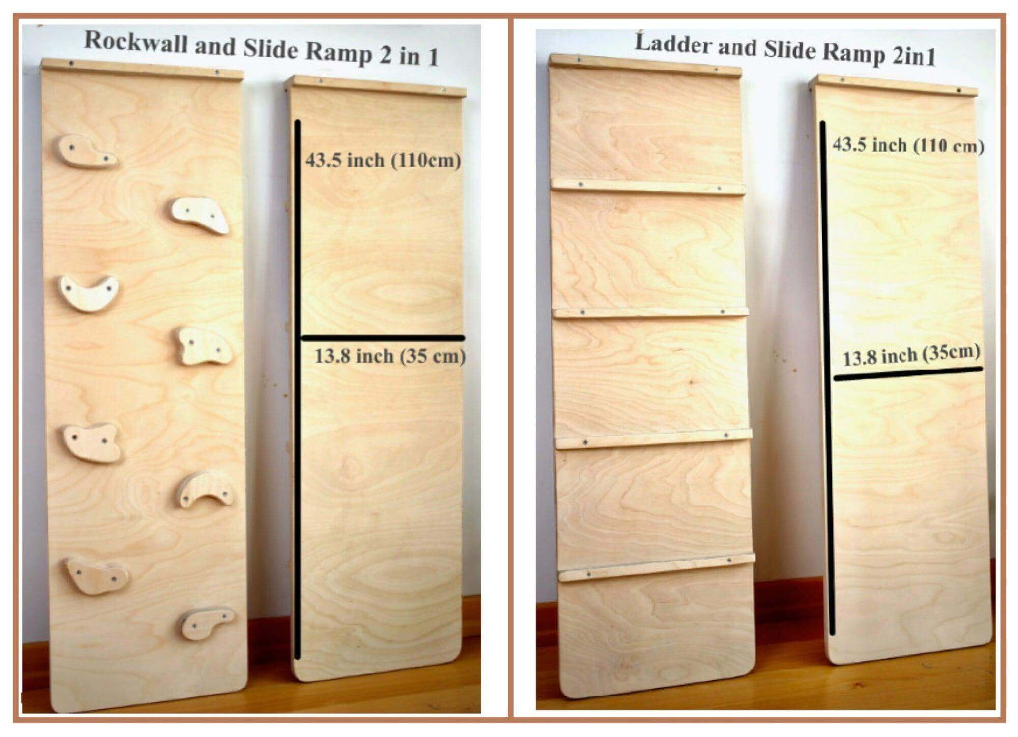 Montessori Climber Set: Arch, Rocker, Ramp, and Pillow Options
