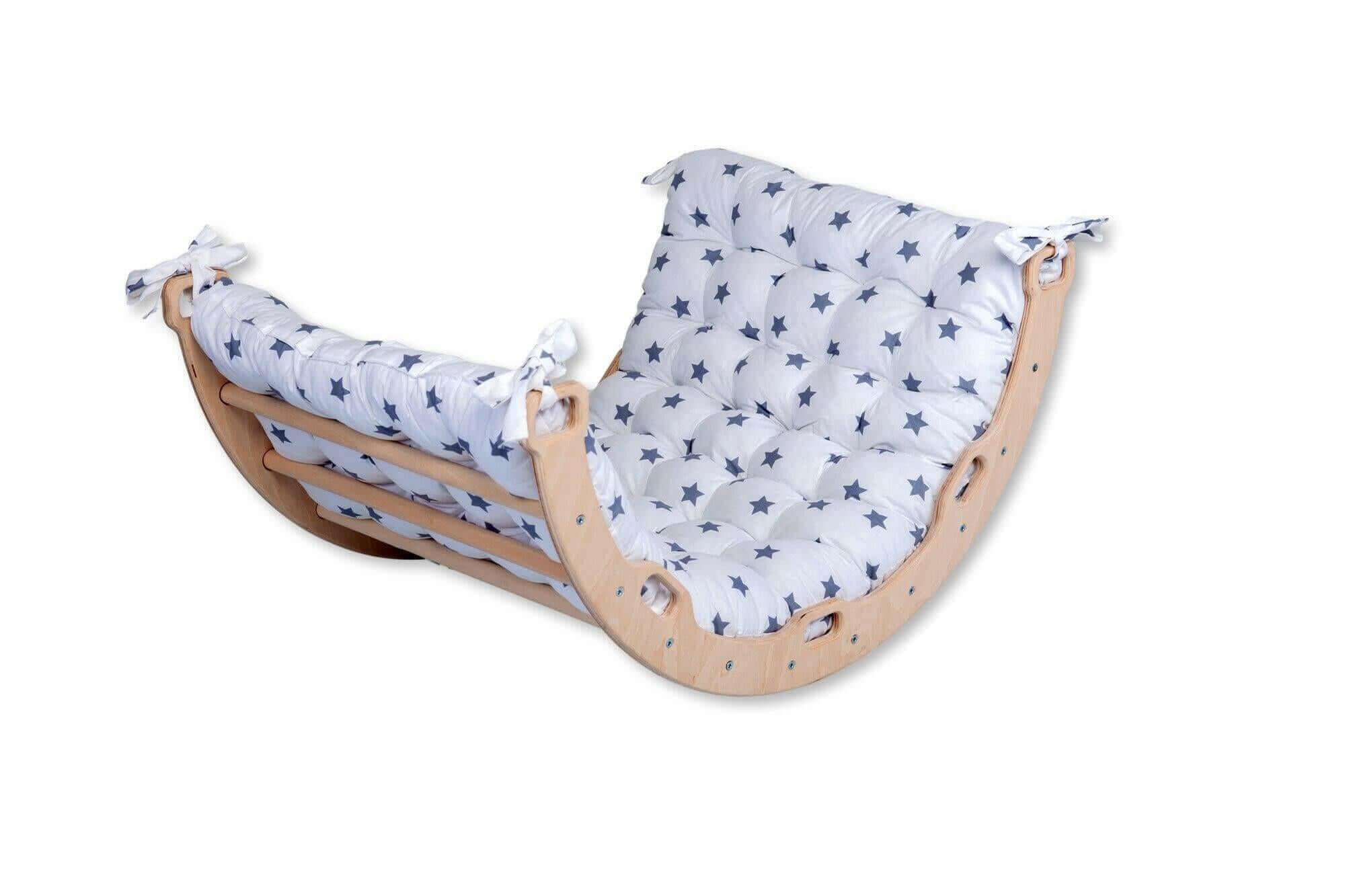 Montessori Climber Set: Arch, Rocker, Ramp, and Pillow Options